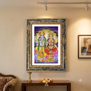 Rama Sita Decorative Photo Frame With White Mount | Premium Wall & Tabletop Picture Frame | Home, Office & Temple Decoration | 8x12 Inch (Pack Of 1) (F31223) Rama Sita Decorative Photo Frame With White Mount | Premium Wall & Tabletop Picture Frame | Home, Office & Temple Decoration | 8x12 Inch (Pack Of 1) (F31223)
