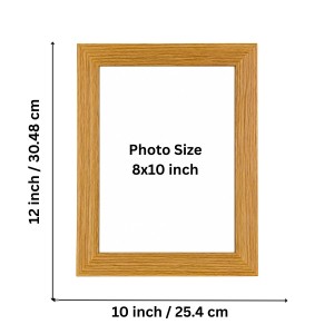 Wooden Photo Frame | Natural Wood Finish Picture Frame | Wall Hanging & Tabletop Display | Modern Photo Frame for Home, Office, Living Room & Bedroom Decor (8X10) Wooden Photo Frame | Natural Wood Finish Picture Frame | Wall Hanging & Tabletop Display | Modern Photo Frame for Home, Office, Living Room & Bedroom Decor (8X10)