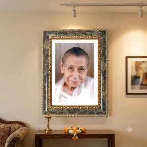 Mirra Alfassa Decorative Photo Frame With White Mount | Premium Wall & Tabletop Picture Frame | Home, Office & Temple Decoration | 10x14 Inch (Pack Of 1) (F32617) Mirra Alfassa Decorative Photo Frame With White Mount | Premium Wall & Tabletop Picture Frame | Home, Office & Temple Decoration | 10x14 Inch (Pack Of 1) (F32617)