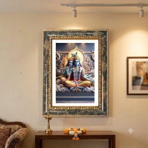 Krishna Decorative Photo Frame With White Mount | Premium Wall & Tabletop Picture Frame | Home, Office & Temple Decoration | 10x14 Inch (Pack Of 1) (F31574) Krishna Decorative Photo Frame With White Mount | Premium Wall & Tabletop Picture Frame | Home, Office & Temple Decoration | 10x14 Inch (Pack Of 1) (F31574)
