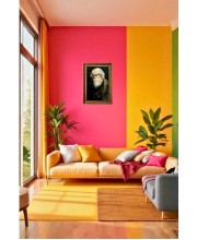 Rabindranath Tagore Big Photo Frame - 20x28 Inches For Home,Temple & Office Decoration (F11214)