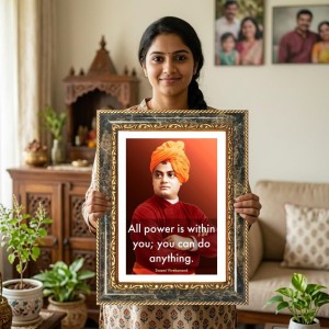 Vishnu Decorative Photo Frame With White Mount | Premium Wall & Tabletop Picture Frame | Home, Office & Temple Decoration | 12x16 Inch (Pack Of 1) (F32398) Vishnu Decorative Photo Frame With White Mount | Premium Wall & Tabletop Picture Frame | Home, Office & Temple Decoration | 12x16 Inch (Pack Of 1) (F32398)
