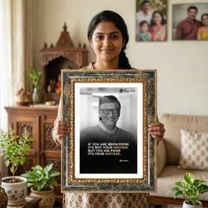 Quote Decorative Photo Frame With White Mount | Premium Wall & Tabletop Picture Frame | Home, Office & Temple Decoration | 8x12 Inch (Pack Of 1) (F31580) Quote Decorative Photo Frame With White Mount | Premium Wall & Tabletop Picture Frame | Home, Office & Temple Decoration | 8x12 Inch (Pack Of 1) (F31580)