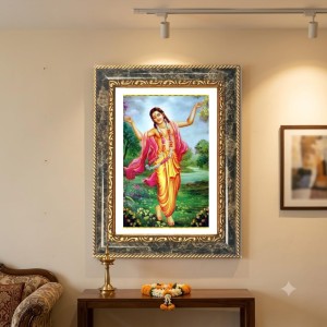Hanuman Decorative Photo Frame With White Mount | Premium Wall & Tabletop Picture Frame | Home, Office & Temple Decoration | 12x16 Inch (Pack Of 1) (F32552) Hanuman Decorative Photo Frame With White Mount | Premium Wall & Tabletop Picture Frame | Home, Office & Temple Decoration | 12x16 Inch (Pack Of 1) (F32552)