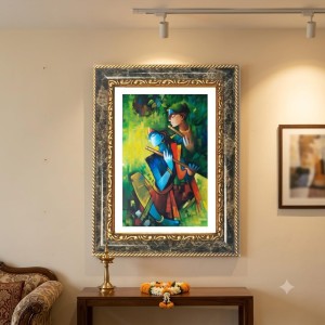 Radhaa Krishna Decorative Photo Frame With White Mount | Premium Wall & Tabletop Picture Frame | Home, Office & Temple Decoration | 8x12 Inch (Pack Of 1) (F31391) Radhaa Krishna Decorative Photo Frame With White Mount | Premium Wall & Tabletop Picture Frame | Home, Office & Temple Decoration | 8x12 Inch (Pack Of 1) (F31391)