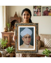 Portrait Decorative Photo Frame With White Mount | Premium Wall & Tabletop Picture Frame | Home, Office & Temple Decoration | 10x14 Inch (Pack Of 1) (F33134)