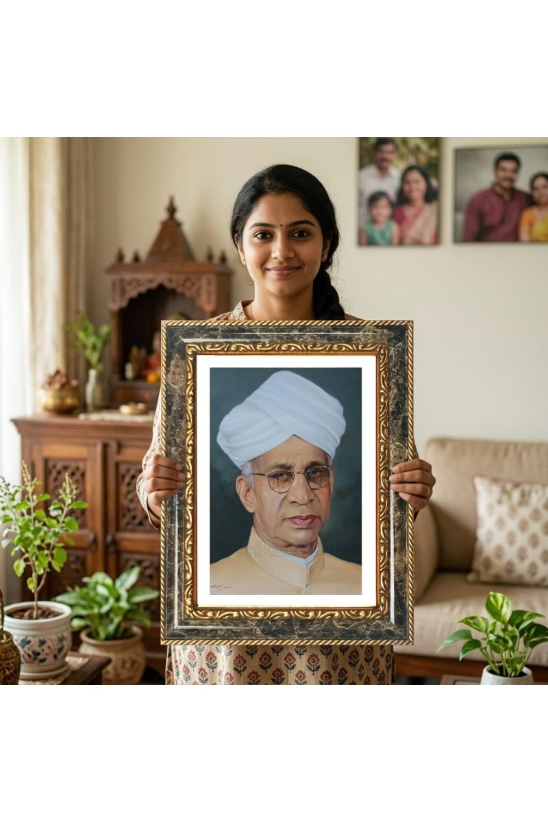 Portrait Decorative Photo Frame With White Mount | Premium Wall & Tabletop Picture Frame | Home, Office & Temple Decoration | 8x12 Inch (Pack Of 1) (F33134)