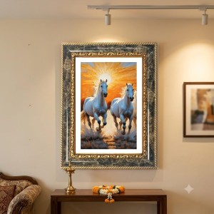 Sri Krishna Decorative Photo Frame With White Mount | Premium Wall & Tabletop Picture Frame | Home, Office & Temple Decoration | 12x16 Inch (Pack Of 1) (F33093) Sri Krishna Decorative Photo Frame With White Mount | Premium Wall & Tabletop Picture Frame | Home, Office & Temple Decoration | 12x16 Inch (Pack Of 1) (F33093)