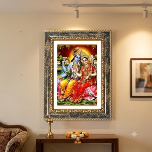 Radhaa Krishna Decorative Photo Frame With White Mount | Premium Wall & Tabletop Picture Frame | Home, Office & Temple Decoration | 8x12 Inch (Pack Of 1) (F31340) Radhaa Krishna Decorative Photo Frame With White Mount | Premium Wall & Tabletop Picture Frame | Home, Office & Temple Decoration | 8x12 Inch (Pack Of 1) (F31340)