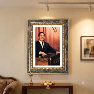 Male Singer Portrait Decorative Photo Frame With White Mount | Premium Wall & Tabletop Picture Frame | Home, Office & Temple Decoration | 10x14 Inch (Pack Of 1) (F32982) Male Singer Portrait Decorative Photo Frame With White Mount | Premium Wall & Tabletop Picture Frame | Home, Office & Temple Decoration | 10x14 Inch (Pack Of 1) (F32982)