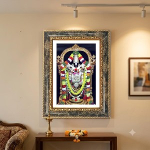 Venkateswara Swamy Decorative Photo Frame With White Mount | Premium Wall & Tabletop Picture Frame | Home, Office & Temple Decoration | 8x12 Inch (Pack Of 1) (F33097) Venkateswara Swamy Decorative Photo Frame With White Mount | Premium Wall & Tabletop Picture Frame | Home, Office & Temple Decoration | 8x12 Inch (Pack Of 1) (F33097)