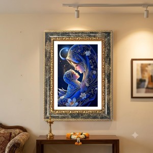 Virgin Mary And Baby Jesus Decorative Photo Frame With White Mount | Premium Wall & Tabletop Picture Frame | Home, Office & Temple Decoration | 8x12 Inch (Pack Of 1) (F32428) Virgin Mary And Baby Jesus Decorative Photo Frame With White Mount | Premium Wall & Tabletop Picture Frame | Home, Office & Temple Decoration | 8x12 Inch (Pack Of 1) (F32428)
