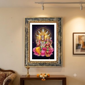 Narasimha Decorative Photo Frame With White Mount | Premium Wall & Tabletop Picture Frame | Home, Office & Temple Decoration | 8x12 Inch (Pack Of 1) (F31546) Narasimha Decorative Photo Frame With White Mount | Premium Wall & Tabletop Picture Frame | Home, Office & Temple Decoration | 8x12 Inch (Pack Of 1) (F31546)