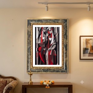 Radhaa Krishna Decorative Photo Frame With White Mount | Premium Wall & Tabletop Picture Frame | Home, Office & Temple Decoration | 12x16 Inch (Pack Of 1) (F31189) Radhaa Krishna Decorative Photo Frame With White Mount | Premium Wall & Tabletop Picture Frame | Home, Office & Temple Decoration | 12x16 Inch (Pack Of 1) (F31189)