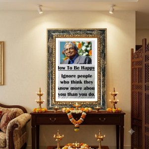 A. P. J. Abdul Kalam Decorative Photo Frame With White Mount | Premium Wall & Tabletop Picture Frame | Home, Office & Temple Decoration | 10x14 Inch (Pack Of 1) (F31511) A. P. J. Abdul Kalam Decorative Photo Frame With White Mount | Premium Wall & Tabletop Picture Frame | Home, Office & Temple Decoration | 10x14 Inch (Pack Of 1) (F31511)
