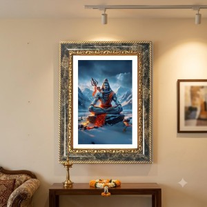Sri Ramakrishna Paramahamsa Decorative Photo Frame With White Mount | Premium Wall & Tabletop Picture Frame | Home, Office & Temple Decoration | 12x16 Inch (Pack Of 1) (F33204) Sri Ramakrishna Paramahamsa Decorative Photo Frame With White Mount | Premium Wall & Tabletop Picture Frame | Home, Office & Temple Decoration | 12x16 Inch (Pack Of 1) (F33204)