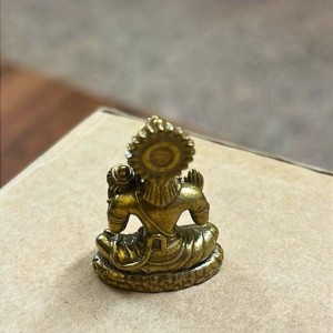 Mini Brass Murti Idol for Home DÃ©cor & Meditation | Handmade Antique Finish Brass Statue for Pooja Room, Office Desk & Spiritual Gift | Small Decorative Showpiece (Hanuman)