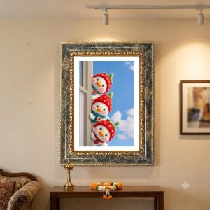 Snowmen Decorative Photo Frame With White Mount | Premium Wall & Tabletop Picture Frame | Home, Office & Temple Decoration | 10x14 Inch (Pack Of 1) (F32499) Snowmen Decorative Photo Frame With White Mount | Premium Wall & Tabletop Picture Frame | Home, Office & Temple Decoration | 10x14 Inch (Pack Of 1) (F32499)