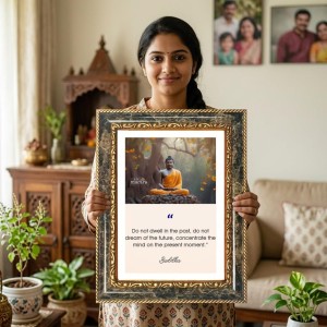 Radhaa And Krishna Decorative Photo Frame With White Mount | Premium Wall & Tabletop Picture Frame | Home, Office & Temple Decoration | 12x16 Inch (Pack Of 1) (F32515) Radhaa And Krishna Decorative Photo Frame With White Mount | Premium Wall & Tabletop Picture Frame | Home, Office & Temple Decoration | 12x16 Inch (Pack Of 1) (F32515)