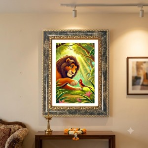 Vishnu Decorative Photo Frame With White Mount | Premium Wall & Tabletop Picture Frame | Home, Office & Temple Decoration | 12x16 Inch (Pack Of 1) (F32610) Vishnu Decorative Photo Frame With White Mount | Premium Wall & Tabletop Picture Frame | Home, Office & Temple Decoration | 12x16 Inch (Pack Of 1) (F32610)