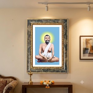 Sri Ramakrishna Paramahamsa Decorative Photo Frame With White Mount | Premium Wall & Tabletop Picture Frame | Home, Office & Temple Decoration | 8x12 Inch (Pack Of 1) (F33218) Sri Ramakrishna Paramahamsa Decorative Photo Frame With White Mount | Premium Wall & Tabletop Picture Frame | Home, Office & Temple Decoration | 8x12 Inch (Pack Of 1) (F33218)