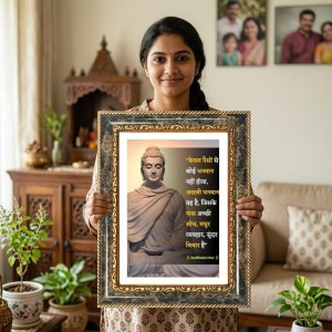 Vishnu Decorative Photo Frame With White Mount | Premium Wall & Tabletop Picture Frame | Home, Office & Temple Decoration | 12x16 Inch (Pack Of 1) (F31534) Vishnu Decorative Photo Frame With White Mount | Premium Wall & Tabletop Picture Frame | Home, Office & Temple Decoration | 12x16 Inch (Pack Of 1) (F31534)