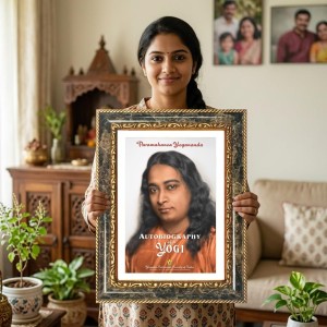 Paramahananda Yogananda Decorative Photo Frame With White Mount | Premium Wall & Tabletop Picture Frame | Home, Office & Temple Decoration | 10x14 Inch (Pack Of 1) (F32427) Paramahananda Yogananda Decorative Photo Frame With White Mount | Premium Wall & Tabletop Picture Frame | Home, Office & Temple Decoration | 10x14 Inch (Pack Of 1) (F32427)