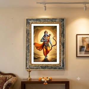 Rama Decorative Photo Frame With White Mount | Premium Wall & Tabletop Picture Frame | Home, Office & Temple Decoration | 8x12 Inch (Pack Of 1) (F33075) Rama Decorative Photo Frame With White Mount | Premium Wall & Tabletop Picture Frame | Home, Office & Temple Decoration | 8x12 Inch (Pack Of 1) (F33075)