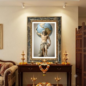 Rabbit Decorative Photo Frame With White Mount | Premium Wall & Tabletop Picture Frame | Home, Office & Temple Decoration | 12x16 Inch (Pack Of 1) (F31284) Rabbit Decorative Photo Frame With White Mount | Premium Wall & Tabletop Picture Frame | Home, Office & Temple Decoration | 12x16 Inch (Pack Of 1) (F31284)