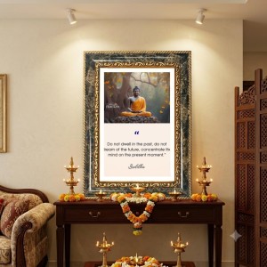 Radhaa And Krishna Decorative Photo Frame With White Mount | Premium Wall & Tabletop Picture Frame | Home, Office & Temple Decoration | 12x16 Inch (Pack Of 1) (F32515) Radhaa And Krishna Decorative Photo Frame With White Mount | Premium Wall & Tabletop Picture Frame | Home, Office & Temple Decoration | 12x16 Inch (Pack Of 1) (F32515)