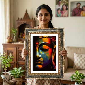 Radhaa Krishna Decorative Photo Frame With White Mount | Premium Wall & Tabletop Picture Frame | Home, Office & Temple Decoration | 12x16 Inch (Pack Of 1) (F31403) Radhaa Krishna Decorative Photo Frame With White Mount | Premium Wall & Tabletop Picture Frame | Home, Office & Temple Decoration | 12x16 Inch (Pack Of 1) (F31403)
