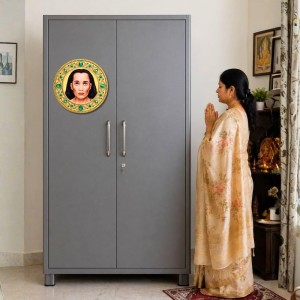 Mahavatar Babaji Fridge Magnet Wooden | Glossy Sublimation Print | 4x4 Inch | Strong Magnet Back | Decorative Magnet for Fridge, Almirah & Temple Decor (F23717) Mahavatar Babaji Fridge Magnet Wooden | Glossy Sublimation Print | 4x4 Inch | Strong Magnet Back | Decorative Magnet for Fridge, Almirah & Temple Decor (F23717)