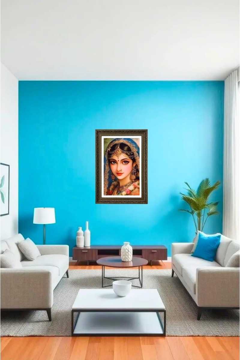 Radhaa Rani Big Photo Frame - 20x28 Inches For Home,Temple & Office Decoration (F11072)