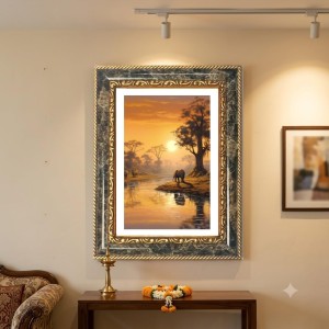 Rama Decorative Photo Frame With White Mount | Premium Wall & Tabletop Picture Frame | Home, Office & Temple Decoration | 12x16 Inch (Pack Of 1) (F33074) Rama Decorative Photo Frame With White Mount | Premium Wall & Tabletop Picture Frame | Home, Office & Temple Decoration | 12x16 Inch (Pack Of 1) (F33074)