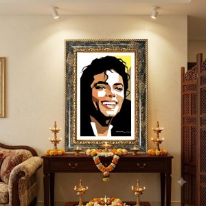 Pop Singer Art Decorative Photo Frame With White Mount | Premium Wall & Tabletop Picture Frame | Home, Office & Temple Decoration | 8x12 Inch (Pack Of 1) (F33008) Pop Singer Art Decorative Photo Frame With White Mount | Premium Wall & Tabletop Picture Frame | Home, Office & Temple Decoration | 8x12 Inch (Pack Of 1) (F33008)