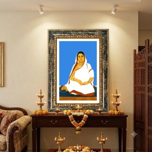 Savitribai Phule Decorative Photo Frame With White Mount | Premium Wall & Tabletop Picture Frame | Home, Office & Temple Decoration | 8x12 Inch (Pack Of 1) (F32562) Savitribai Phule Decorative Photo Frame With White Mount | Premium Wall & Tabletop Picture Frame | Home, Office & Temple Decoration | 8x12 Inch (Pack Of 1) (F32562)