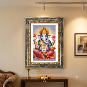 Rama Decorative Photo Frame With White Mount | Premium Wall & Tabletop Picture Frame | Home, Office & Temple Decoration | 12x16 Inch (Pack Of 1) (F32439) Rama Decorative Photo Frame With White Mount | Premium Wall & Tabletop Picture Frame | Home, Office & Temple Decoration | 12x16 Inch (Pack Of 1) (F32439)