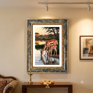 Shiva Parvati Decorative Photo Frame With White Mount | Premium Wall & Tabletop Picture Frame | Home, Office & Temple Decoration | 12x16 Inch (Pack Of 1) (F33087) Shiva Parvati Decorative Photo Frame With White Mount | Premium Wall & Tabletop Picture Frame | Home, Office & Temple Decoration | 12x16 Inch (Pack Of 1) (F33087)
