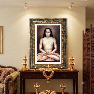 Paramahansa Yogananda Decorative Photo Frame With White Mount | Premium Wall & Tabletop Picture Frame | Home, Office & Temple Decoration | 10x14 Inch (Pack Of 1) (F33161) Paramahansa Yogananda Decorative Photo Frame With White Mount | Premium Wall & Tabletop Picture Frame | Home, Office & Temple Decoration | 10x14 Inch (Pack Of 1) (F33161)