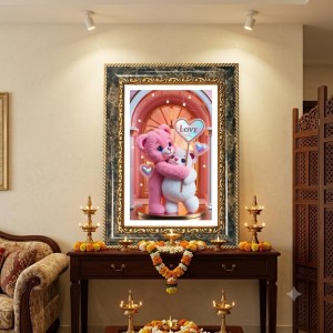 Teddy Bears Decorative Photo Frame With White Mount | Premium Wall & Tabletop Picture Frame | Home, Office & Temple Decoration | 8x12 Inch (Pack Of 1) (F31431) Teddy Bears Decorative Photo Frame With White Mount | Premium Wall & Tabletop Picture Frame | Home, Office & Temple Decoration | 8x12 Inch (Pack Of 1) (F31431)