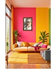 Satyajit Ray Big Photo Frame - 20x28 Inches For Home,Temple & Office Decoration (F11242)