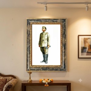 Soldier Decorative Photo Frame With White Mount | Premium Wall & Tabletop Picture Frame | Home, Office & Temple Decoration | 10x14 Inch (Pack Of 1) (F31478) Soldier Decorative Photo Frame With White Mount | Premium Wall & Tabletop Picture Frame | Home, Office & Temple Decoration | 10x14 Inch (Pack Of 1) (F31478)