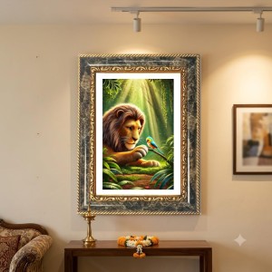 Venkateswara Decorative Photo Frame With White Mount | Premium Wall & Tabletop Picture Frame | Home, Office & Temple Decoration | 12x16 Inch (Pack Of 1) (F32417) Venkateswara Decorative Photo Frame With White Mount | Premium Wall & Tabletop Picture Frame | Home, Office & Temple Decoration | 12x16 Inch (Pack Of 1) (F32417)
