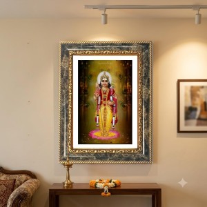 Sri Bala Murugann Decorative Photo Frame With White Mount | Premium Wall & Tabletop Picture Frame | Home, Office & Temple Decoration | 8x12 Inch (Pack Of 1) (F31116) Sri Bala Murugann Decorative Photo Frame With White Mount | Premium Wall & Tabletop Picture Frame | Home, Office & Temple Decoration | 8x12 Inch (Pack Of 1) (F31116)