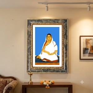 Savitribai Phule Decorative Photo Frame With White Mount | Premium Wall & Tabletop Picture Frame | Home, Office & Temple Decoration | 8x12 Inch (Pack Of 1) (F32562) Savitribai Phule Decorative Photo Frame With White Mount | Premium Wall & Tabletop Picture Frame | Home, Office & Temple Decoration | 8x12 Inch (Pack Of 1) (F32562)