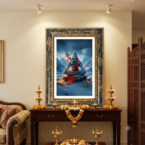 Sri Ramakrishna Paramahamsa Decorative Photo Frame With White Mount | Premium Wall & Tabletop Picture Frame | Home, Office & Temple Decoration | 12x16 Inch (Pack Of 1) (F33204) Sri Ramakrishna Paramahamsa Decorative Photo Frame With White Mount | Premium Wall & Tabletop Picture Frame | Home, Office & Temple Decoration | 12x16 Inch (Pack Of 1) (F33204)
