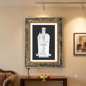 Venkateswara Decorative Photo Frame With White Mount | Premium Wall & Tabletop Picture Frame | Home, Office & Temple Decoration | 8x12 Inch (Pack Of 1) (F32381) Venkateswara Decorative Photo Frame With White Mount | Premium Wall & Tabletop Picture Frame | Home, Office & Temple Decoration | 8x12 Inch (Pack Of 1) (F32381)