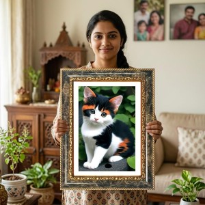 Mahatma Gandhi Decorative Photo Frame With White Mount | Premium Wall & Tabletop Picture Frame | Home, Office & Temple Decoration | 12x16 Inch (Pack Of 1) (F31359) Mahatma Gandhi Decorative Photo Frame With White Mount | Premium Wall & Tabletop Picture Frame | Home, Office & Temple Decoration | 12x16 Inch (Pack Of 1) (F31359)
