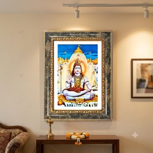 Woman With Bicycle Decorative Photo Frame With White Mount | Premium Wall & Tabletop Picture Frame | Home, Office & Temple Decoration | 12x16 Inch (Pack Of 1) (F31141) Woman With Bicycle Decorative Photo Frame With White Mount | Premium Wall & Tabletop Picture Frame | Home, Office & Temple Decoration | 12x16 Inch (Pack Of 1) (F31141)