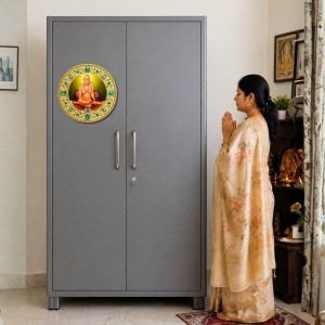 Shri Gajanan Maharaj Fridge Magnet Wooden | Glossy Sublimation Print | 4x4 Inch | Strong Magnet Back | Decorative Magnet for Fridge, Almirah & Temple Decor (F23727) Shri Gajanan Maharaj Fridge Magnet Wooden | Glossy Sublimation Print | 4x4 Inch | Strong Magnet Back | Decorative Magnet for Fridge, Almirah & Temple Decor (F23727)